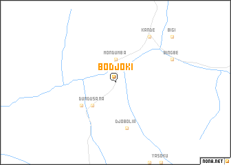 map of Bodjoki