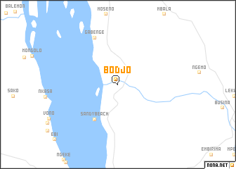 map of Bodjo