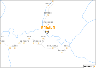 map of Bodjwo