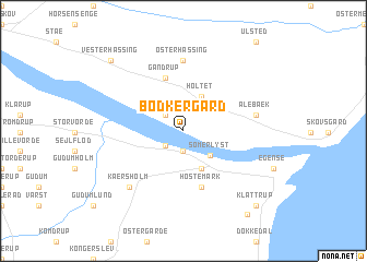 map of Bødkergård