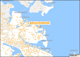 map of Bodkin Manor