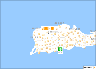 map of Bodkin