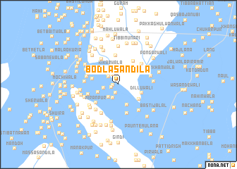 map of Bodla Sandīla