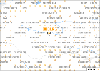 map of Bödlas