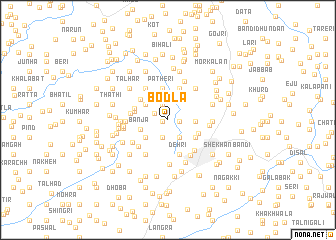 map of Bodla