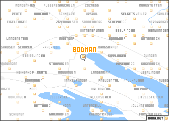 map of Bodman