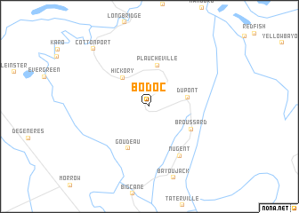 map of Bodoc