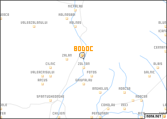 map of Bodoc