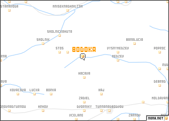 map of Bodoka