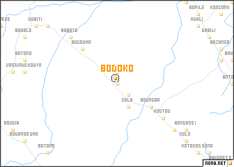 map of Bodoko