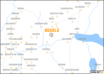 map of Bodole