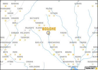 map of Bodome