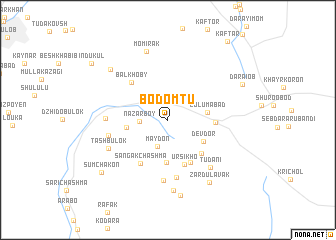 map of Bodomtu