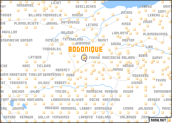 map of Bodonique