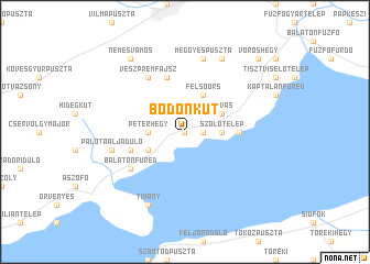 map of Bodonkút