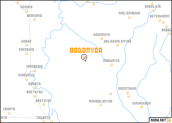 map of Bodonyoa