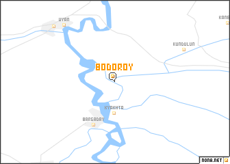 map of Bodoroy