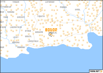 map of Bodor