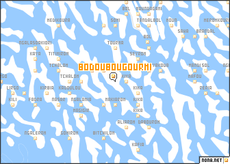 map of Bodou Bougourmi