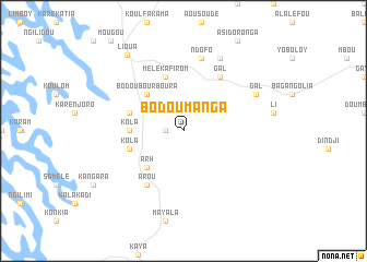 map of Bodou Manga
