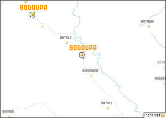 map of Bodoupa