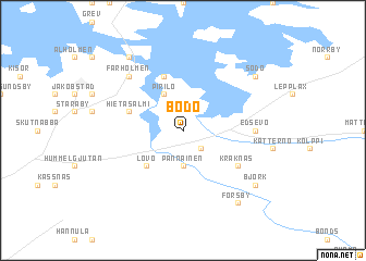 map of Bodö