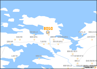 map of Bodö