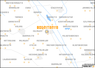 map of Bodritanya