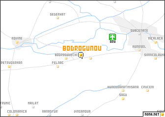 map of Bodrogu Nou