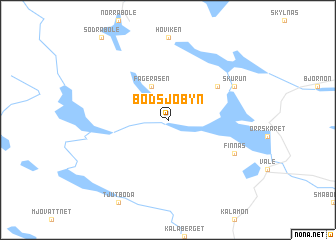 map of Bodsjöbyn
