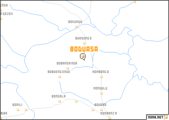 map of Boduasa