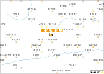 map of Boduroğlu