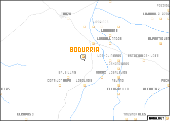 map of Bodurria