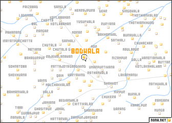 map of Bodwāla