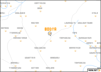 map of Bodya