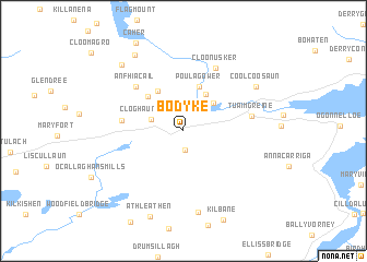 map of Bodyke