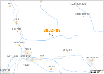 map of Bodzhoy