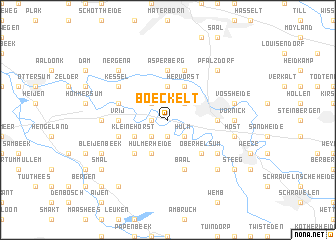 map of Boeckelt