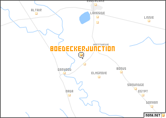 map of Boedecker Junction