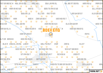 map of Boekend