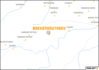 map of Boekenhouthoek