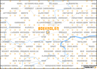 map of Boekmolen