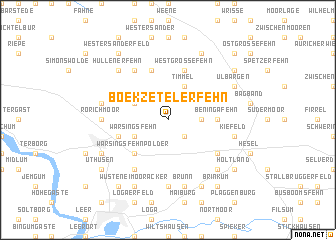 map of Boekzetelerfehn