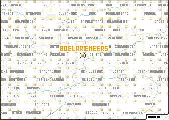 map of Boelare Meers