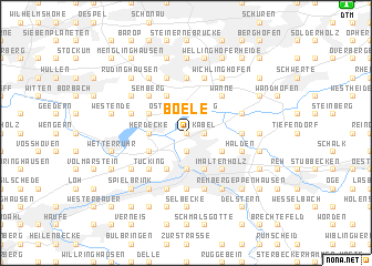 map of Boele