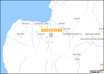 map of Boemeriba