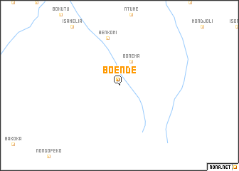 map of Boende