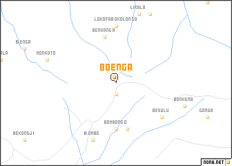 map of Boenga