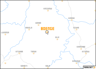 map of Boenge