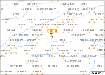 map of Böen